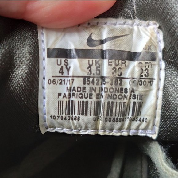 Nike Huarache Sequoia Running Sneaker Grey Youth 4 - Picture 8 of 8